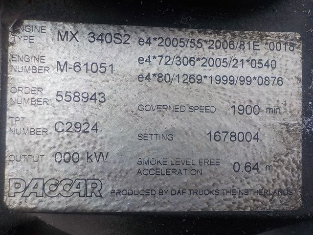 DAF Двигатель, MX, 510 hp, Euro5, № XF150866, фото 11