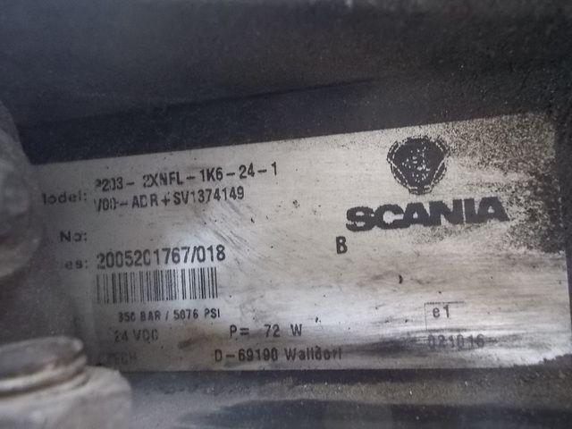 1752505 SCANIA Центральная смазка, № XF73591, фото 4