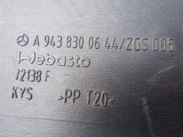 9438300644 MERCEDES Воздуховод, № XF169534, фото 4