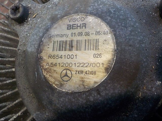 5412001222 MERCEDES Термомуфта, № XF151647, фото 5