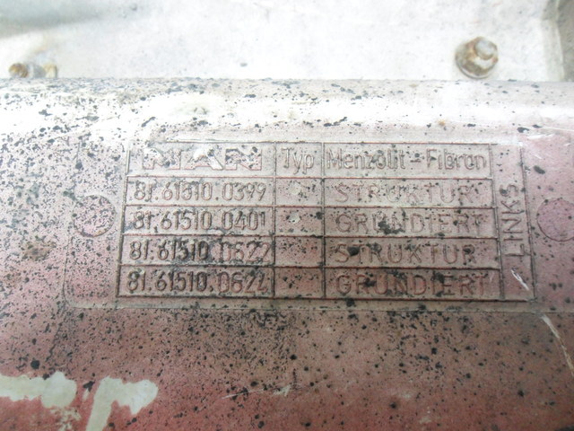 81615100705 MAN Корпус подножки верхний левый, № XF222355, фото 4