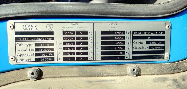 SCANIA Кабина, CP19 Standard, № XF369769, фото 24