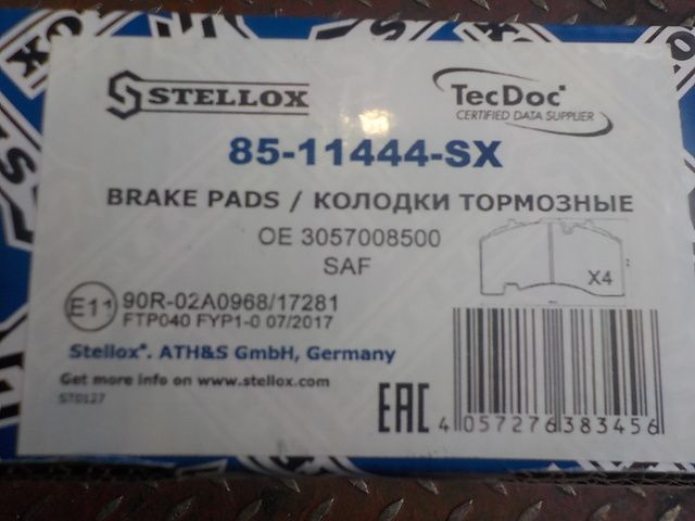 8511444SX STELLOX Колодки тормозные, фото 3