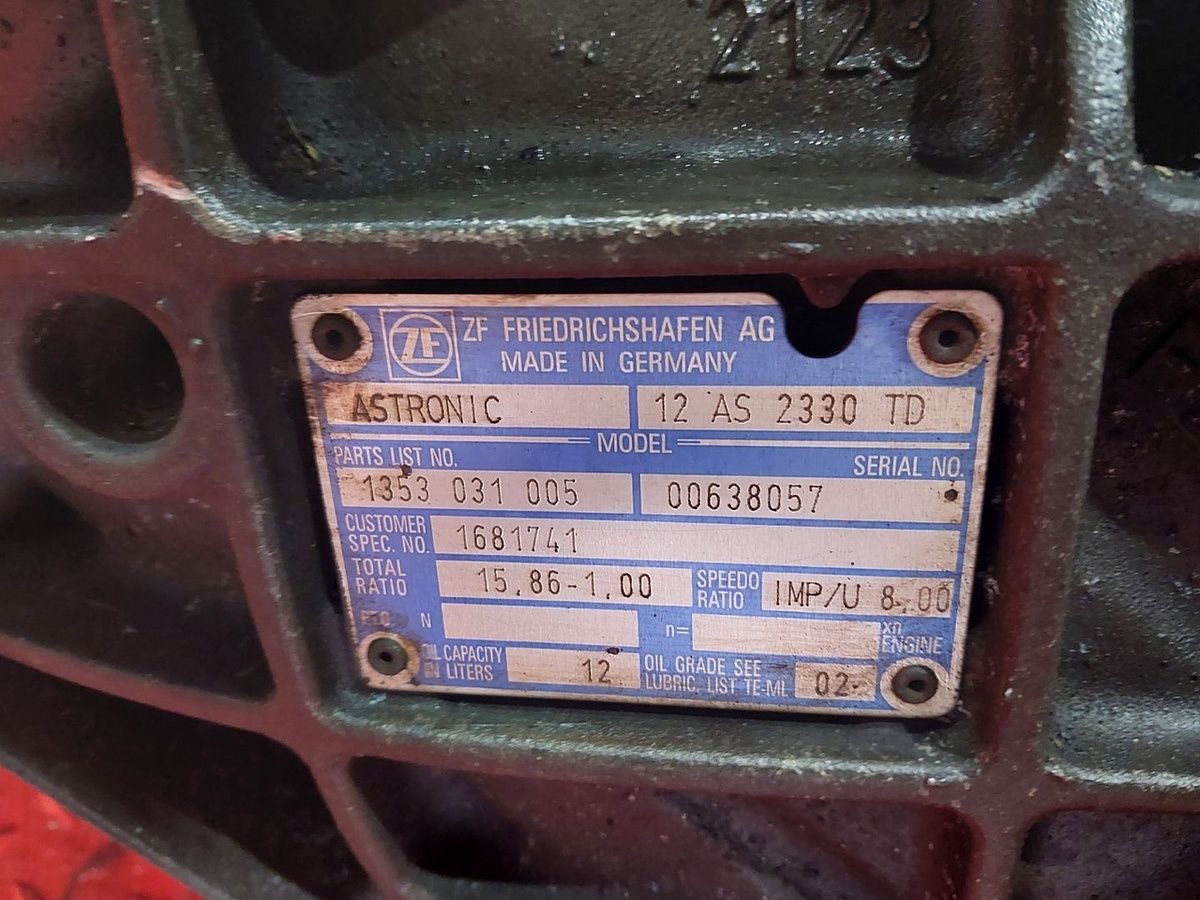 1681741 DAF АКПП, 12AS2330, Без ретардера, № XF427900, фото 11