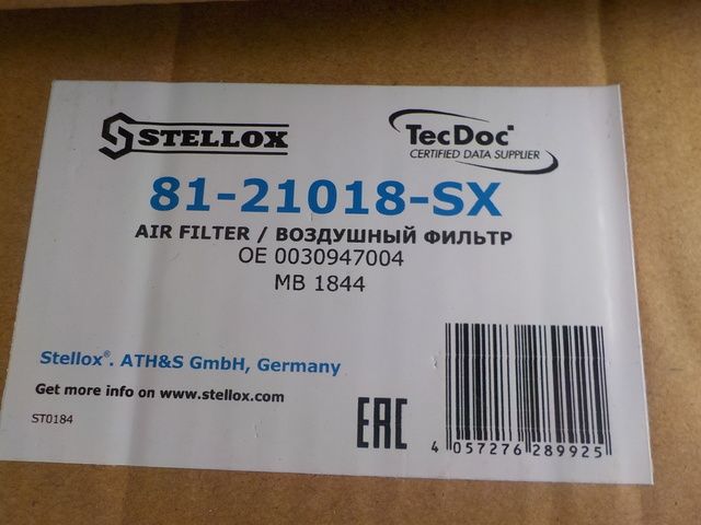 8121018SX STELLOX Фильтр воздушный, фото 3