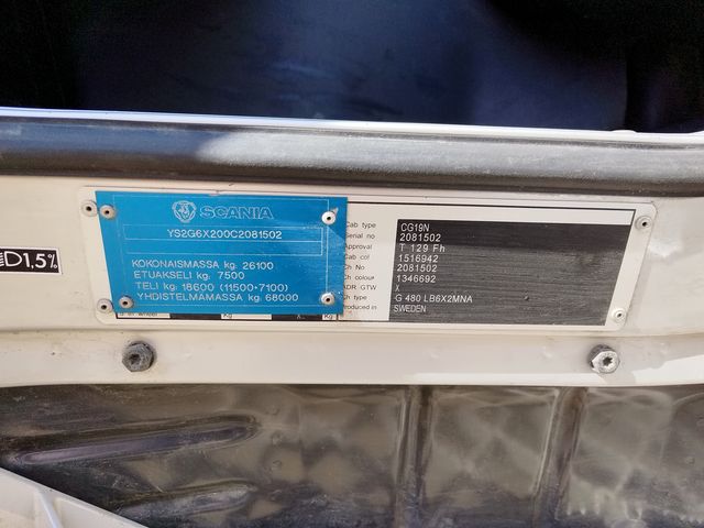 SCANIA Кабина, CG19 Standard, № XF389855, фото 23