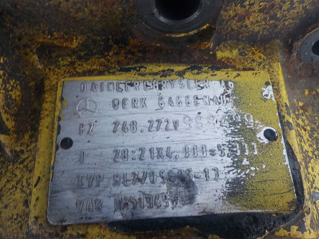 MERCEDES Редуктор заднего моста, HL 7/056, № XF125018, фото 7