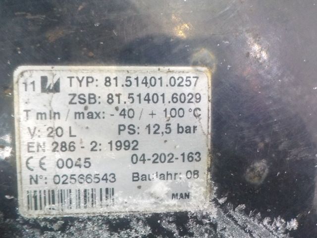 81514010257 MAN Ресивер воздушный, № XF276096, фото 4
