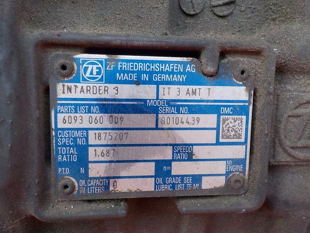 1681737 DAF АКПП, 12AS2331, С ретардером, № XF157165, фото 8