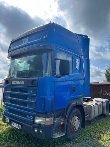 Scania 4 series 1996-2005, 2001 года, автомобиль в разборе