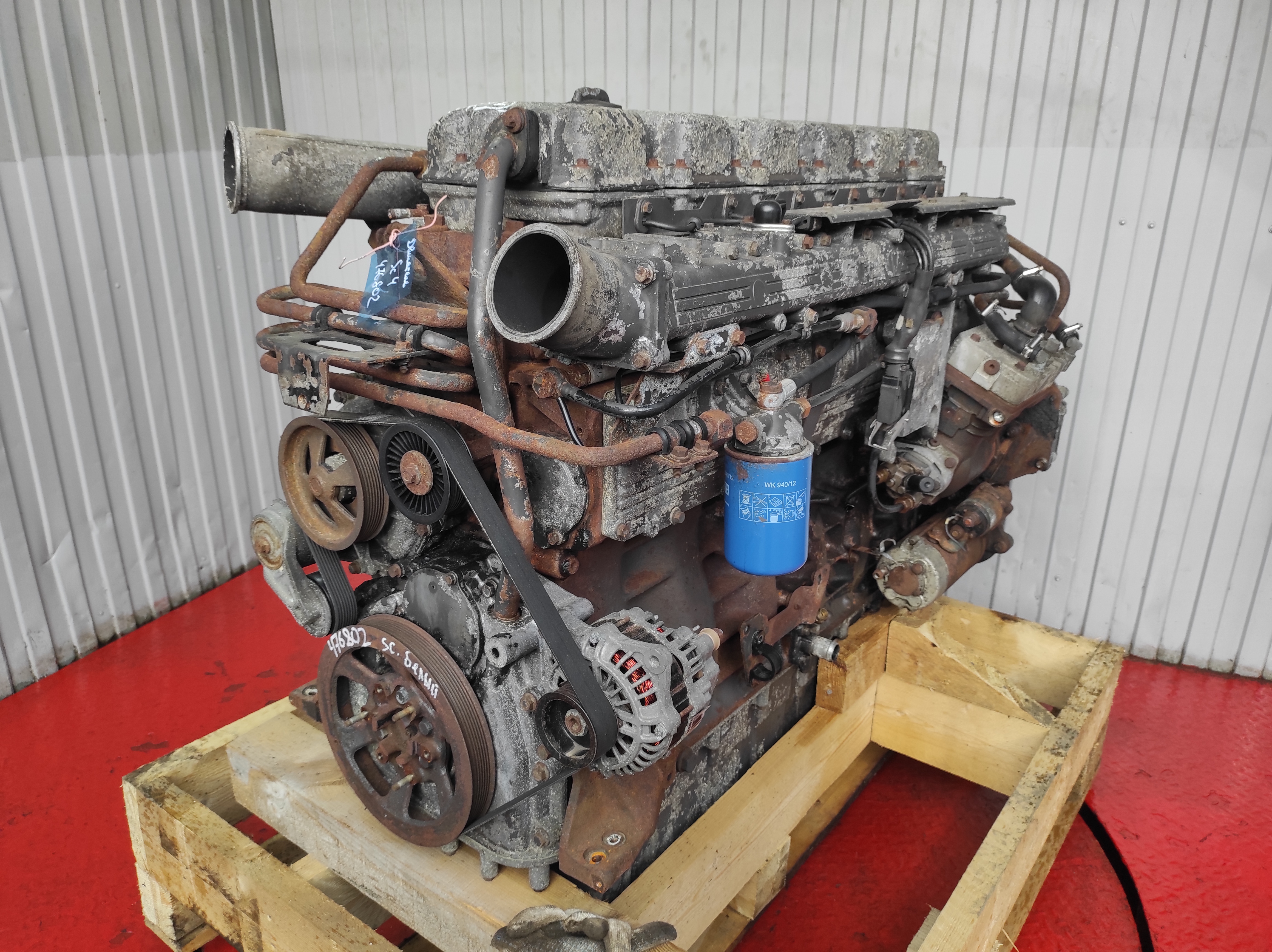 572573 SCANIA Двигатель, PDE DC12, № XF476802, фото 1