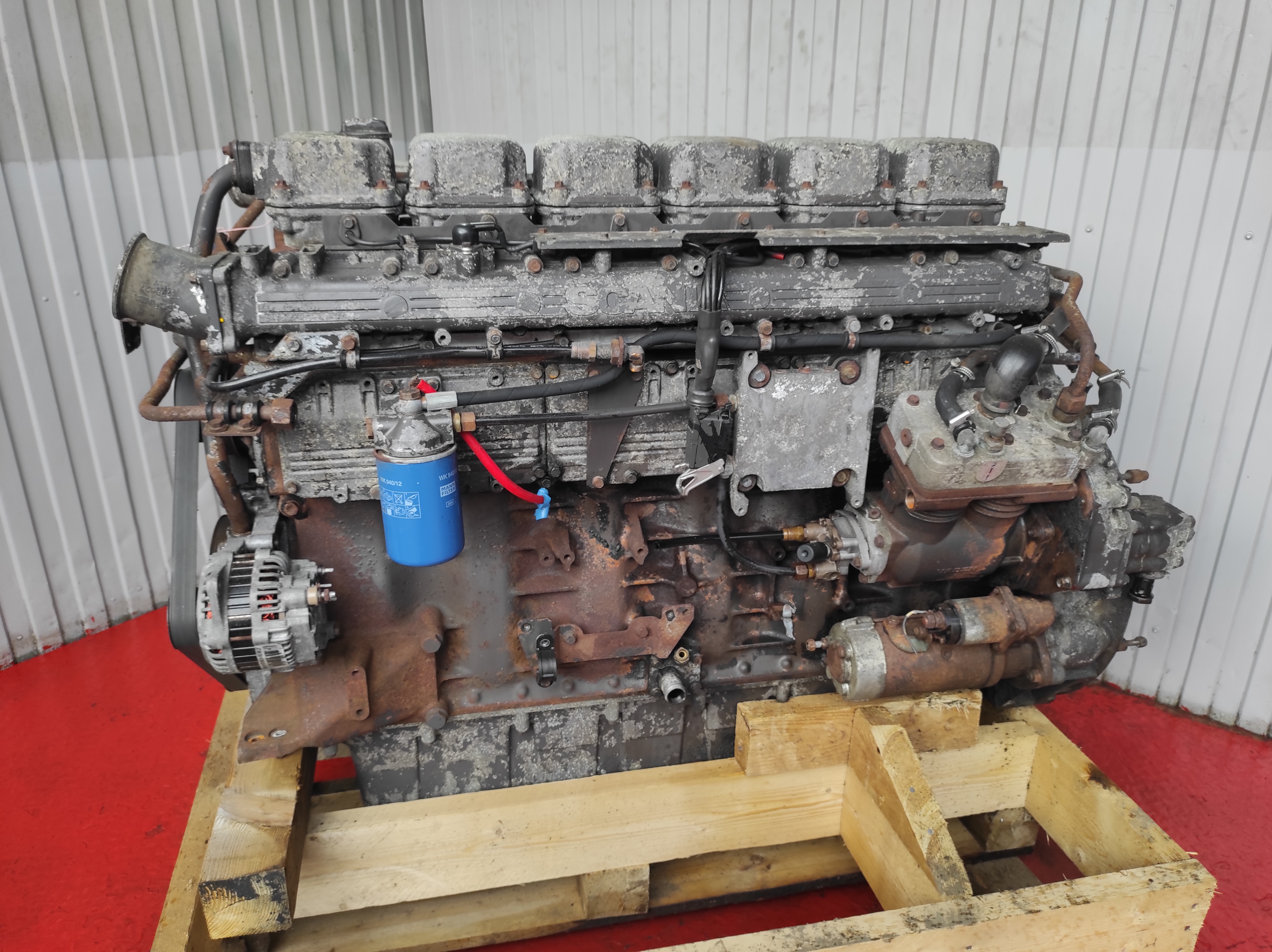 572573 SCANIA Двигатель, PDE DC12, № XF476802, фото 2