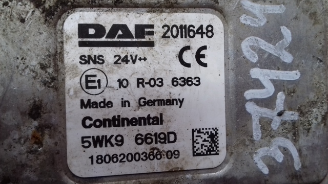 2011648 DAF Датчик кислородный, № XF374241, фото 5