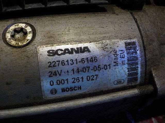 1796026 SCANIA Стартер, № XF170395, фото 4