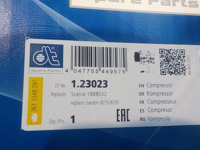 123023 DIESEL TECHNIC Компрессор кондиционера, фото 5