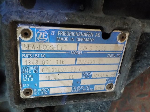 81320046016 MAN КПП, 16S2220, Без ретардера, МКПП, № XF219043, фото 10