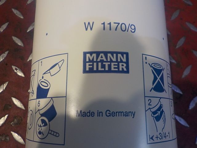 W11709 MANN-FILTER Фильтр масляный, фото 3
