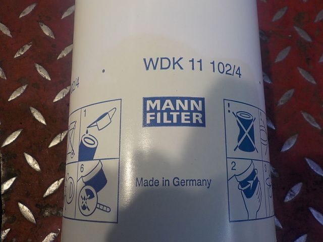WDK111024 MANN-FILTER Фильтр топливный, фото 3