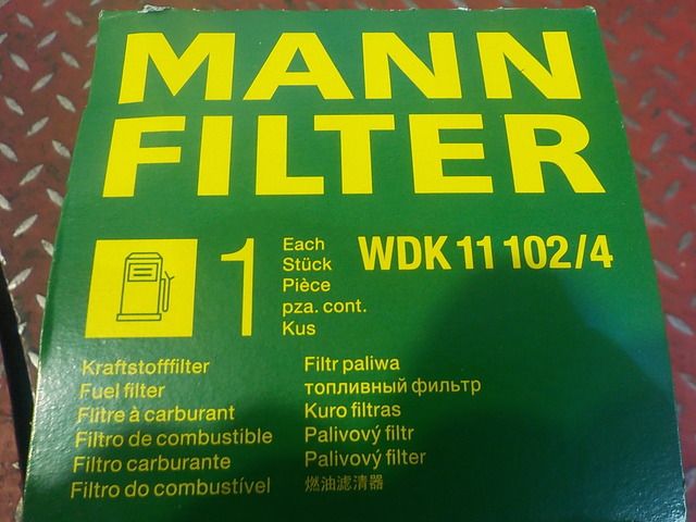 WDK111024 MANN-FILTER Фильтр топливный, фото 4