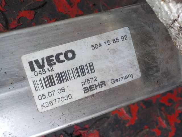 504158592 IVECO Охладитель системы EGR, № XF130494, фото 4