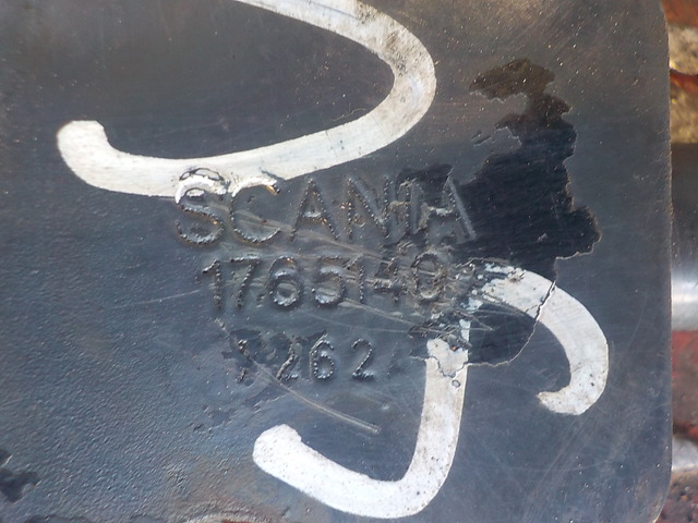 1765149 SCANIA Кронштейн глушителя, № XF201925, фото 4