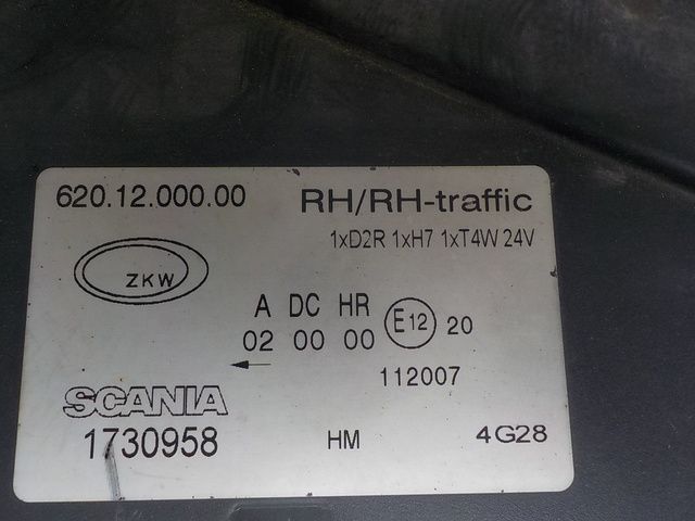 1730958 SCANIA Фара правая, № XF111885, фото 4