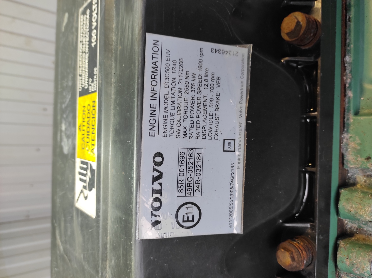 21286046 VOLVO Двигатель, D13C, 500 hp, Euro5, № XF406958, фото 10
