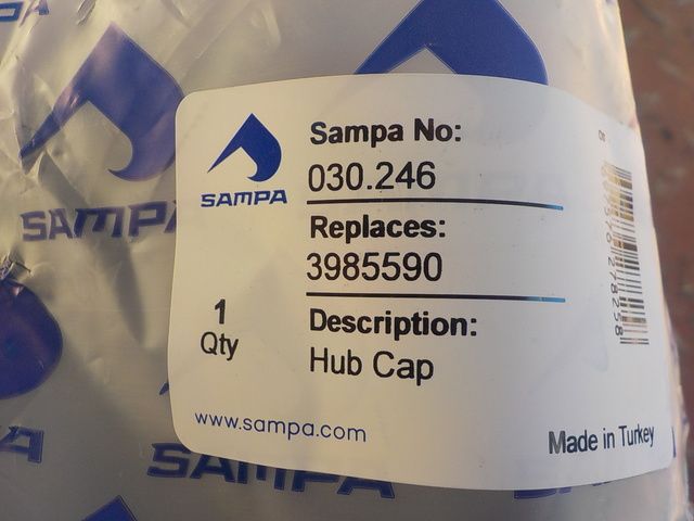 030246 SAMPA Крышка ступицы, фото 3