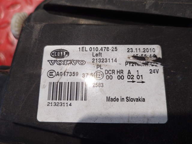 21123523 VOLVO Фара левая, № XF338246, фото 4