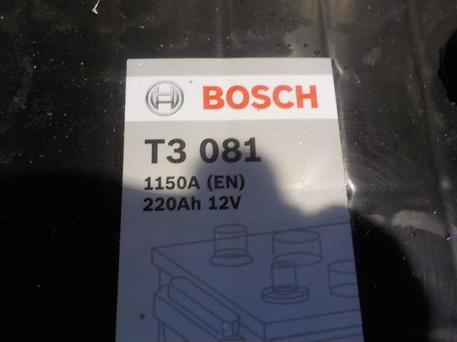 0092T30810 BOSCH Аккумулятор, фото 4