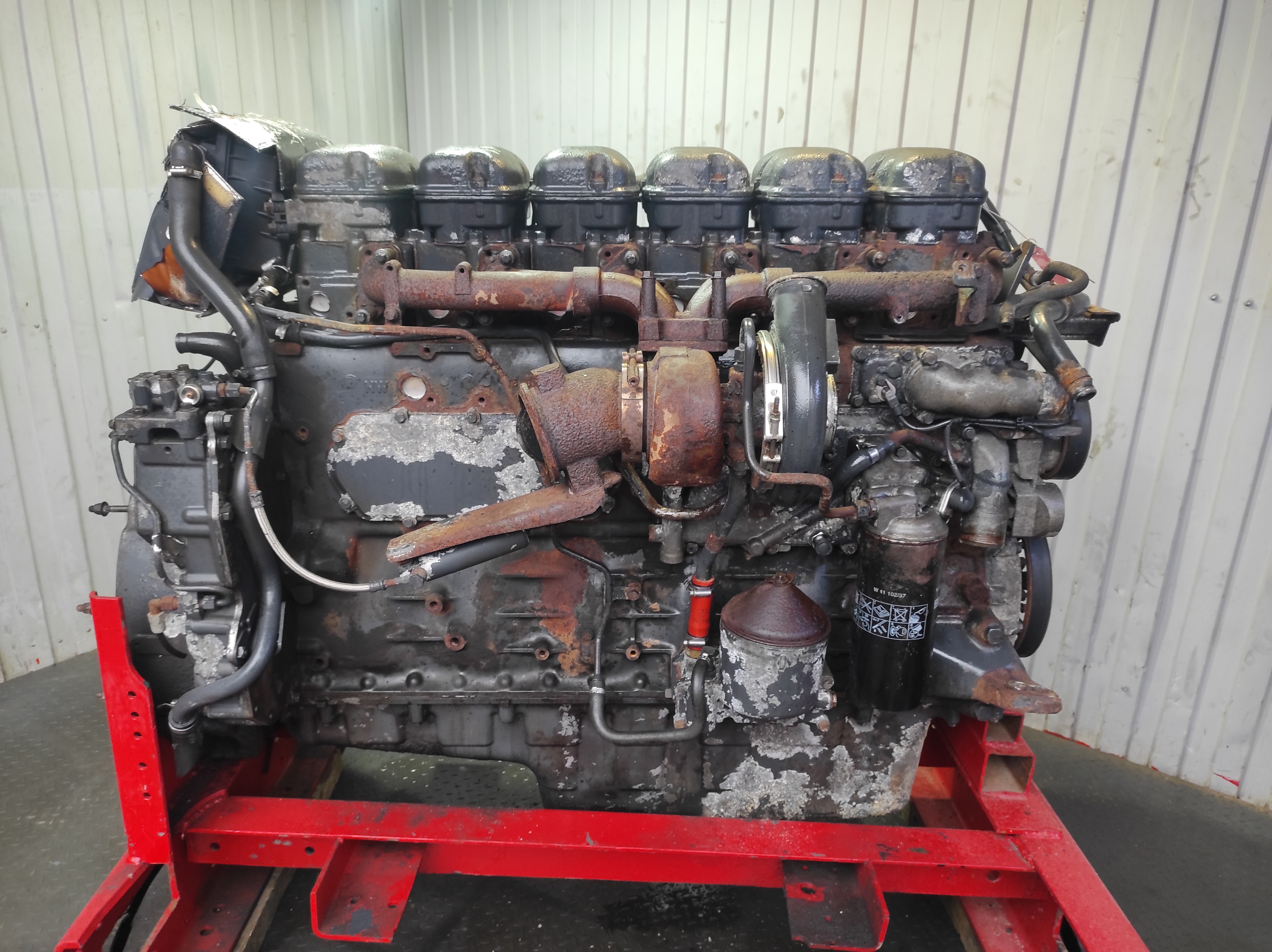 1782417 SCANIA Двигатель, HPI DC12, 15L01, № XF443008, фото 6