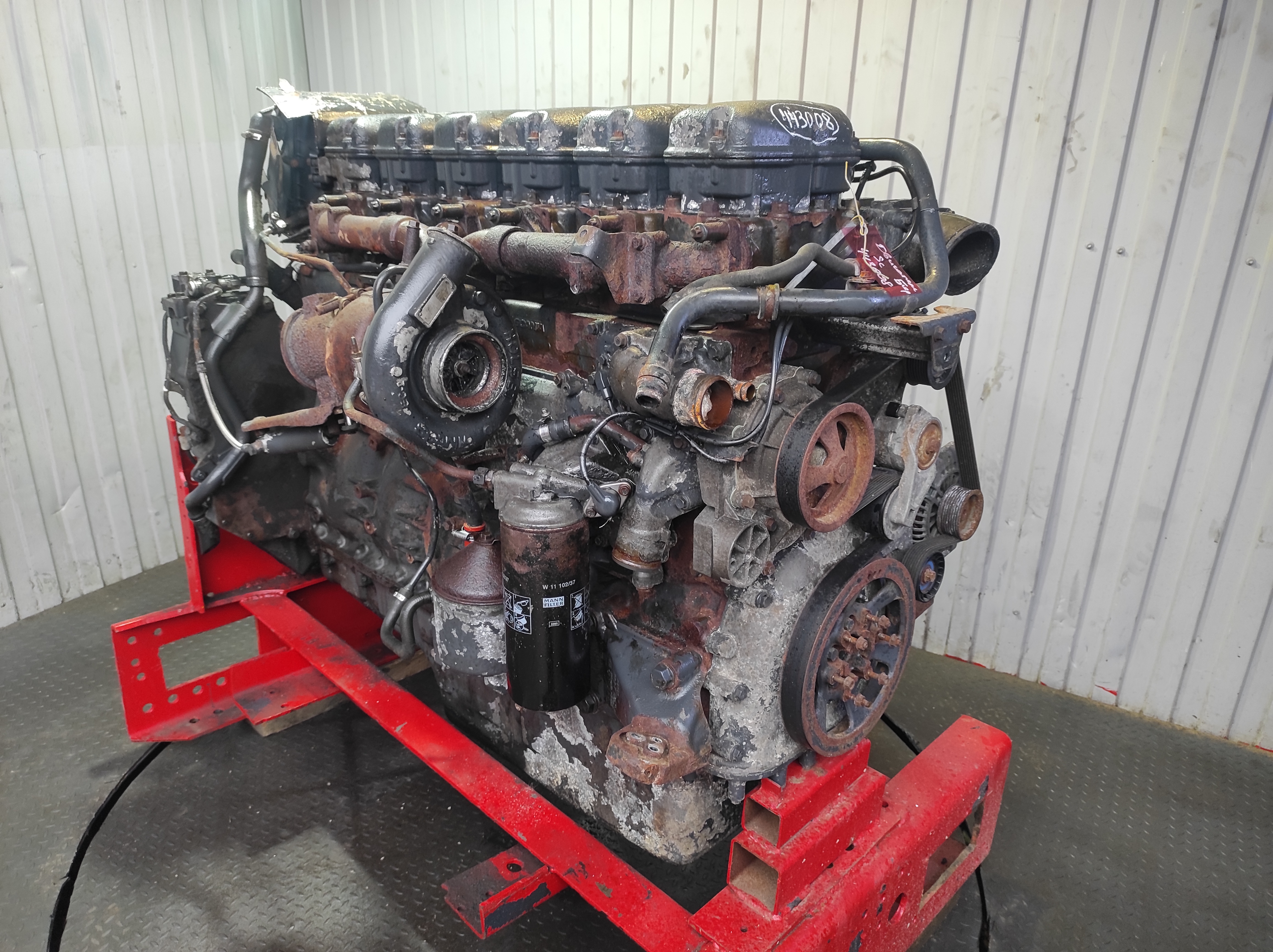 1782417 SCANIA Двигатель, HPI DC12, 15L01, № XF443008, фото 7