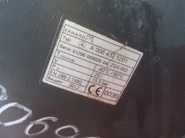 0034321401 MERCEDES Ресивер воздушный, № XF90699, фото 4