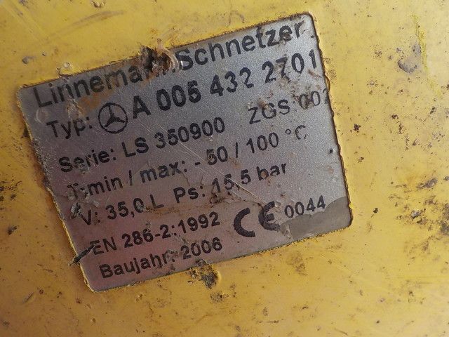 0034329501 MERCEDES Ресивер воздушный, № XF169588, фото 5