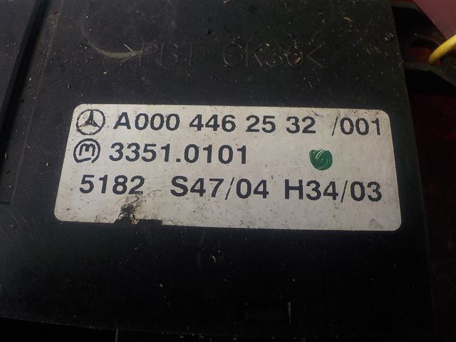 0004462732 MERCEDES Блок управления стеклоподъемника, № XF101996, фото 2