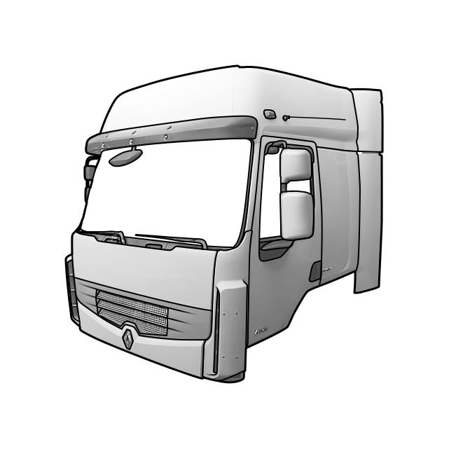 RENAULT Кабина, Sleeper Cab, № XF167207, фото 2