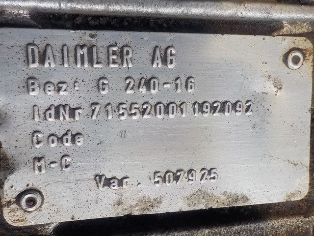 9452615801 MERCEDES КПП, G240-16, Без ретардера, МКПП, № XF157930, фото 8