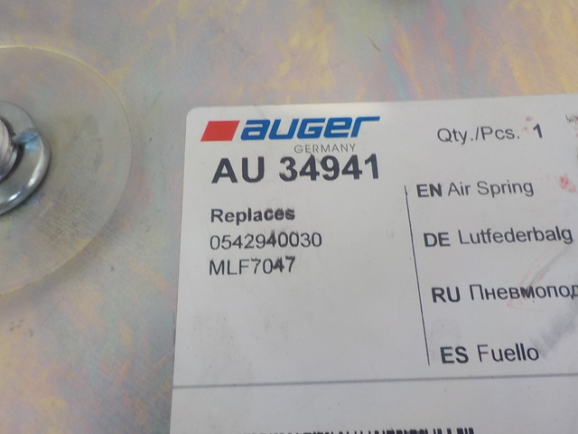 AU34941 AUGER Пневмоподушка, фото 4