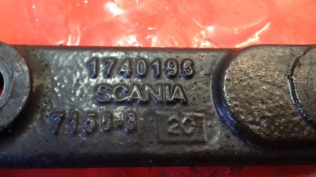 1740196 SCANIA Кронштейн глушителя, № XF375087, фото 4