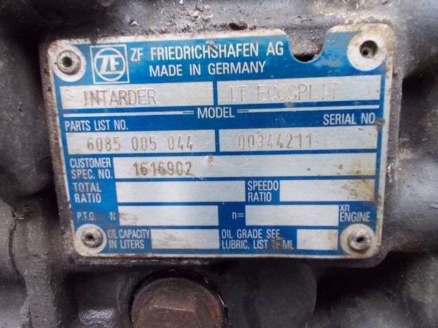 5001857092 RENAULT КПП, 16S151, Без ретардера, МКПП, № XF35071, фото 4