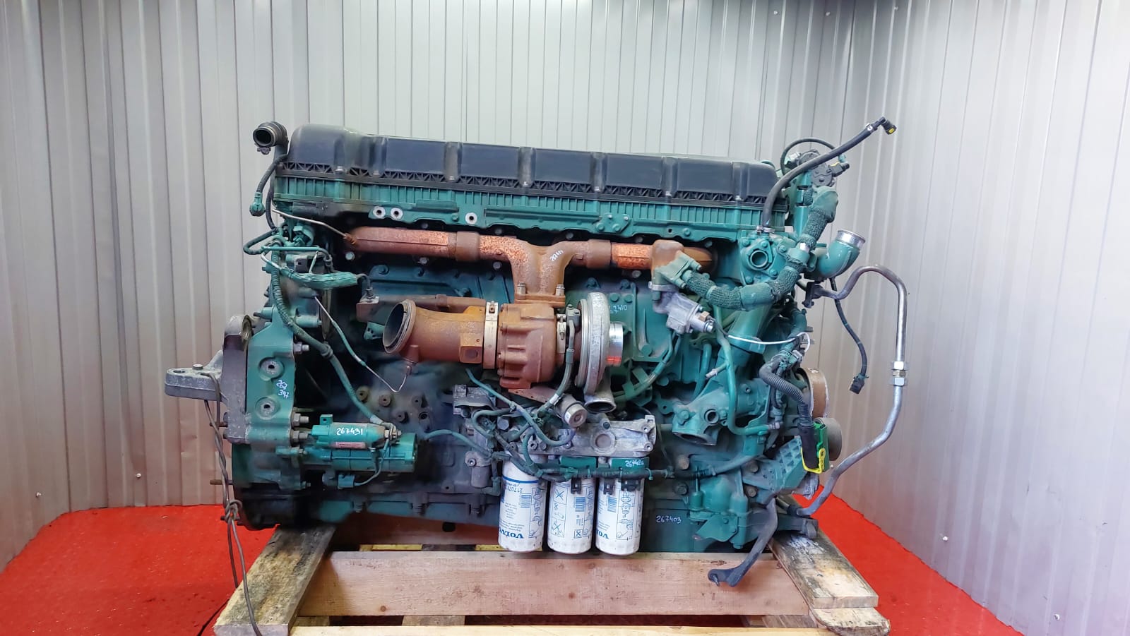 22070191 VOLVO Двигатель, D13K, 460 hp, Euro6, № XF267386, фото 2