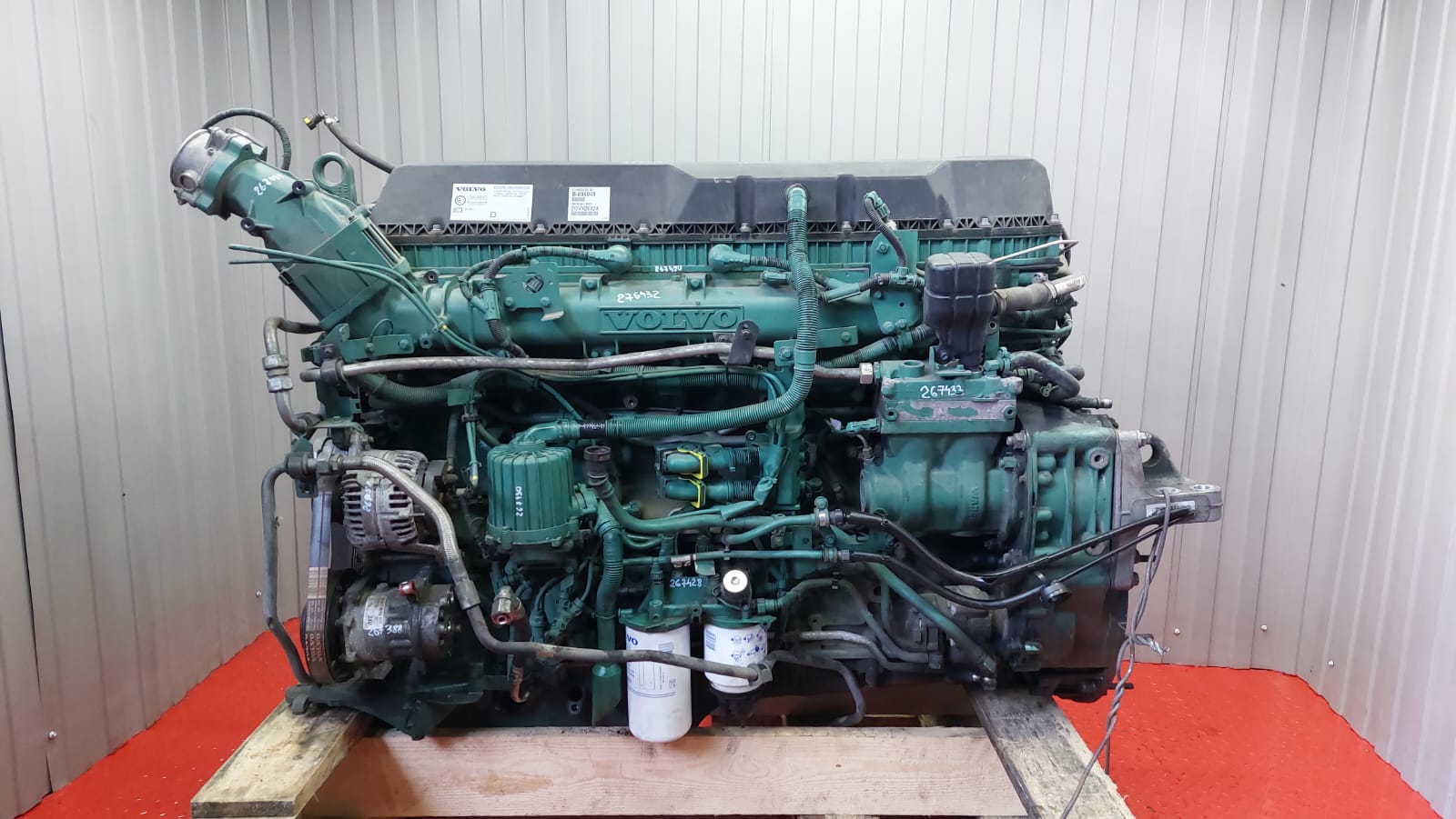 22070191 VOLVO Двигатель, D13K, 460 hp, Euro6, № XF267386, фото 7