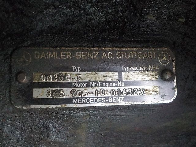 MERCEDES Двигатель, OM366, № XF51864, фото 9