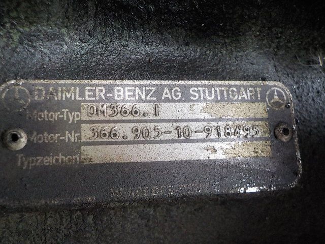 MERCEDES Двигатель, OM366, № XF51825, фото 9