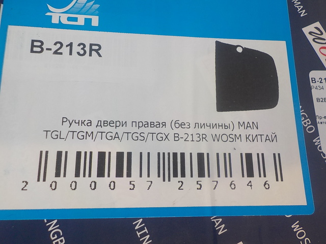 B213R WOSM Ручка двери, фото 4