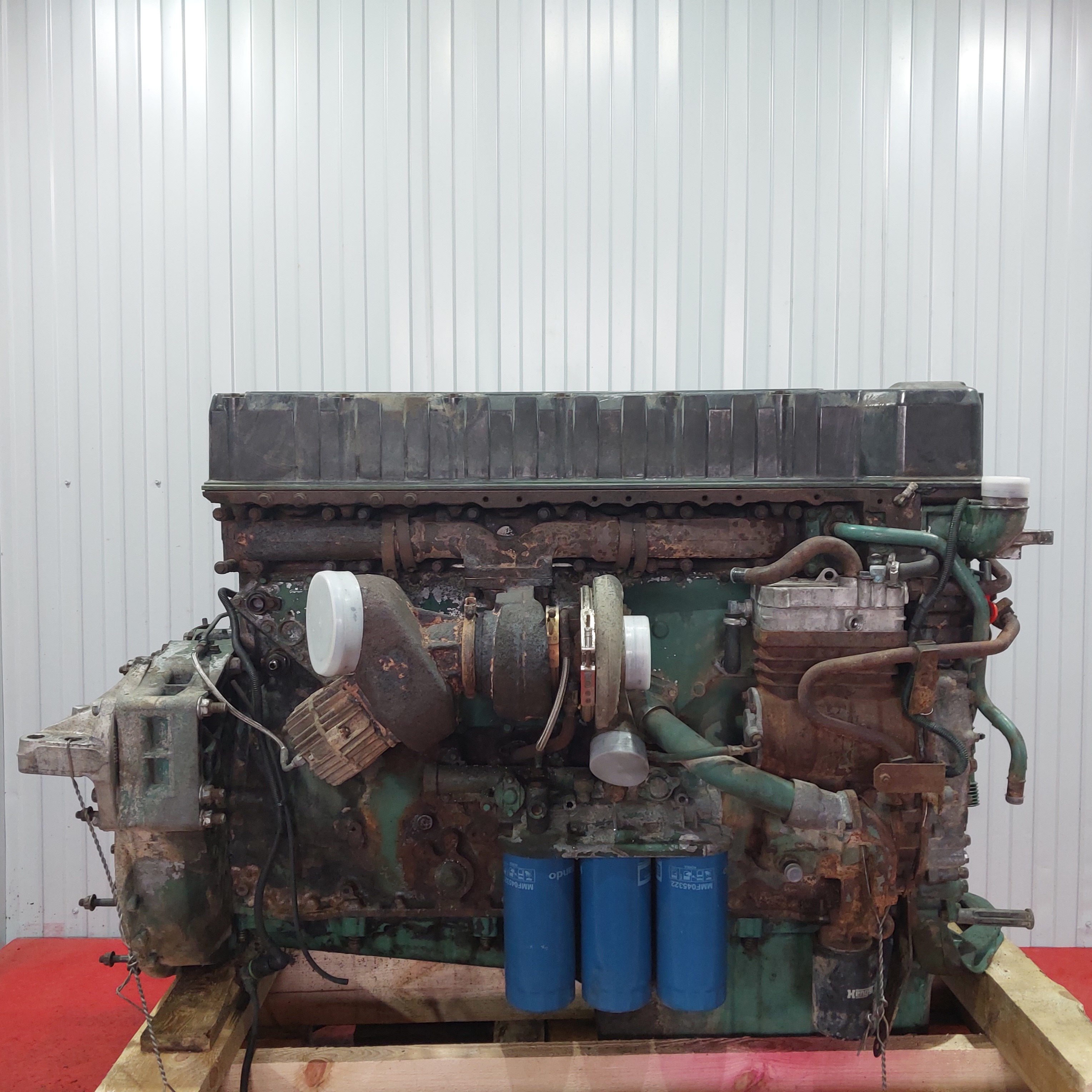 1639429 VOLVO Двигатель, D12D, № XF470139, фото 6
