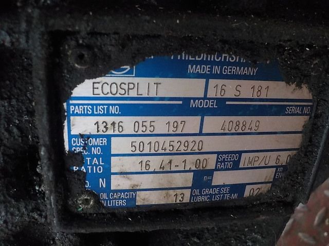 5010452920 RENAULT КПП, 16S181, Без ретардера, МКПП, № XF177382, фото 6
