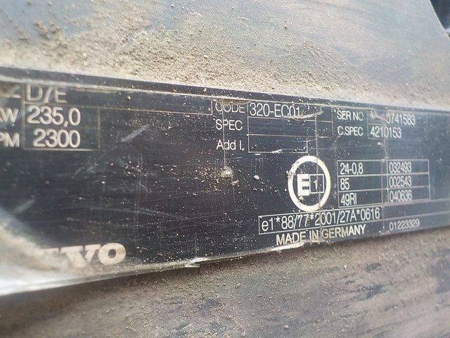 20978158 VOLVO Двигатель, D7E, № XF77311, фото 9