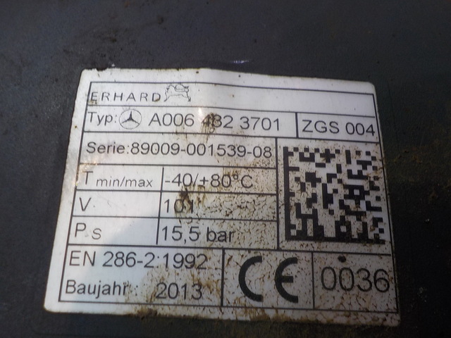 0064323701 MERCEDES Ресивер воздушный, № XF309414, фото 4