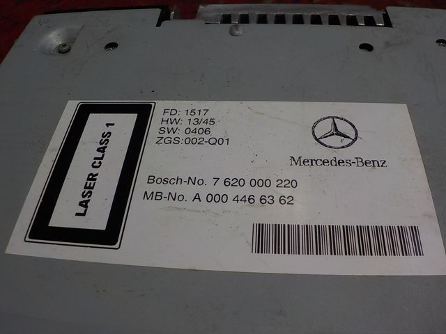 0004463662 MERCEDES Магнитола, № XF181314, фото 4